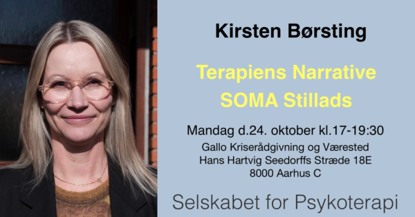 Kirsten Børsting: Terapiens Narrative SOMA Stillads - At sanse Sprog og Sprogliggøre Sansninger